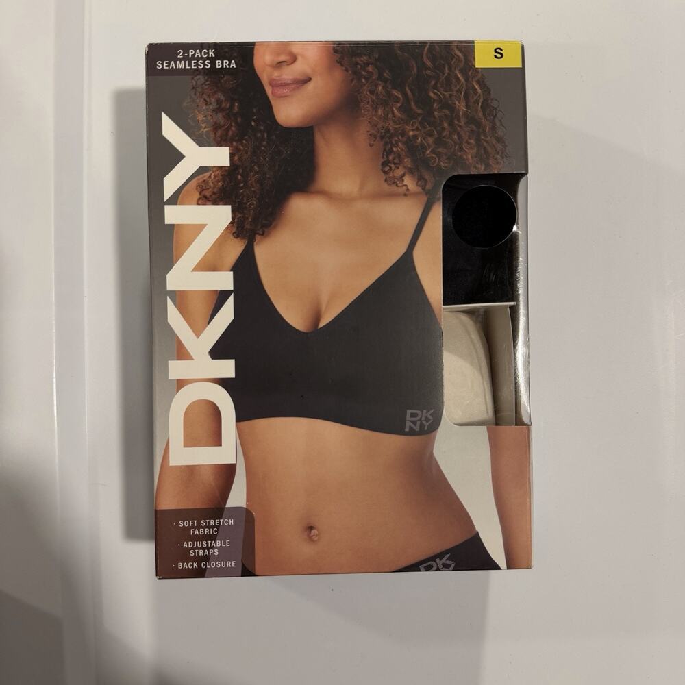 DKNY Womens Seamless Bra Size Small 2 pack - NEW